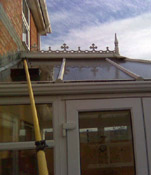 Conservatory roof cleaning